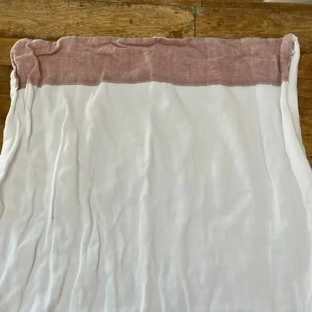 Vintage PiuBelle Linen Blend Pillowcase 35.5